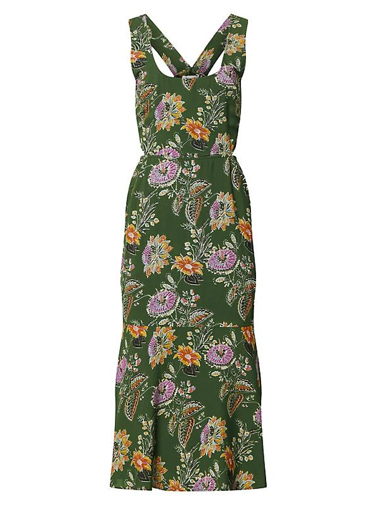 Everett Floral Midi-Dress