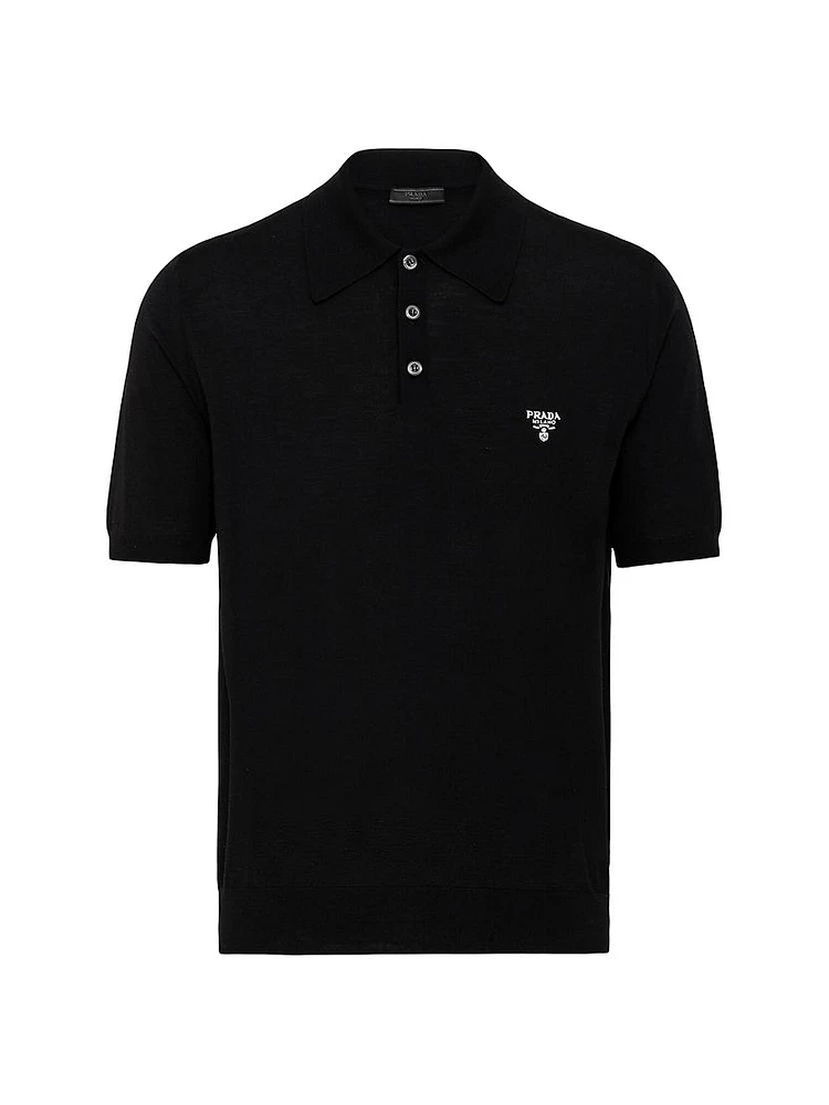 Superfine Wool Polo Shirt