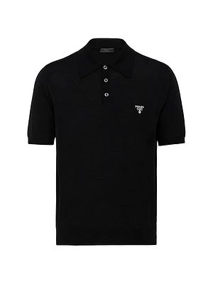 Superfine Wool Polo Shirt