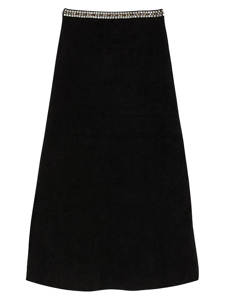 Short Rhinestone Skirt