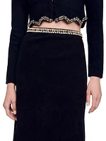 Short Rhinestone Skirt