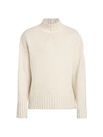 Mockneck Wool & Silk Sweater