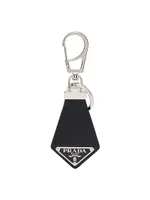 Saffiano Leather Keychain