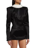 Reverse Blazer Minidress