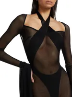 Halter Cut-Out Bodysuit