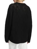 Divya Cable-Knit Wool Sweater