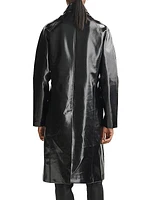 Morin Faux Leather Coat