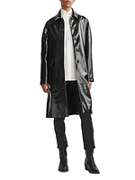 Morin Faux Leather Coat