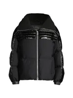 Elmira Glossy Bomber Jacket