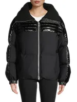 Elmira Glossy Bomber Jacket