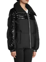 Elmira Glossy Bomber Jacket