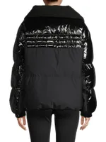 Elmira Glossy Bomber Jacket