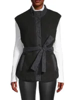 St. Clair Belted Sherpa Vest