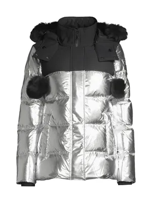 3Q Metallic Down Puffer Jacket