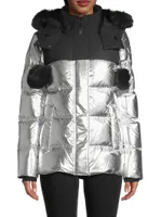 3Q Metallic Down Puffer Jacket