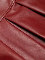 Alexis Faux Leather Minidress