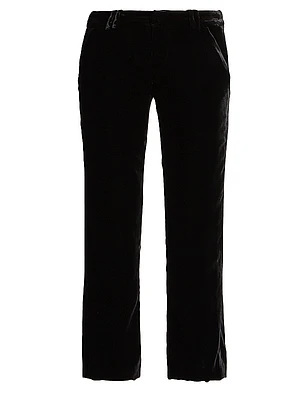 Velvet Bootcut Pants