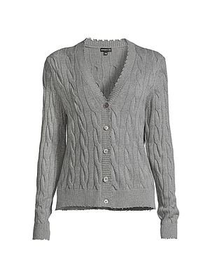 Cable-Knit Cardigan