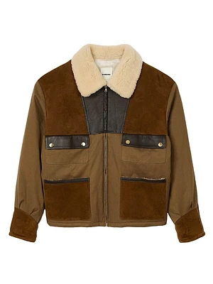 Shearling Collar Jacket