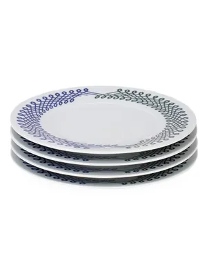 Ribbon 4-Piece Salad Plate Set