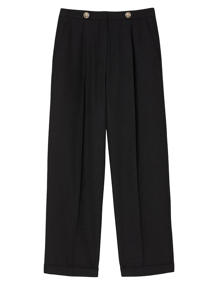 Straight-Leg Trousers