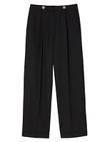 Straight-Leg Trousers