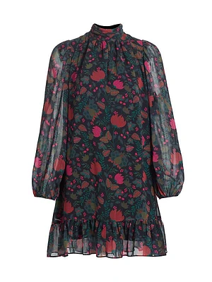 Charlotte Floral Swing Minidress