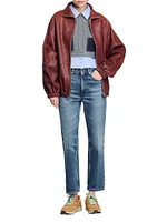 Cropped Wool and Cashmere Sweater