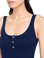 Ribbed Vest Top