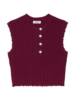 Sleeveless Short Jumper