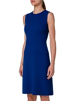 Virgin Wool Sheath Dress