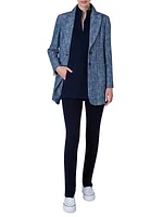 Yarn-Dyed Long Jacket