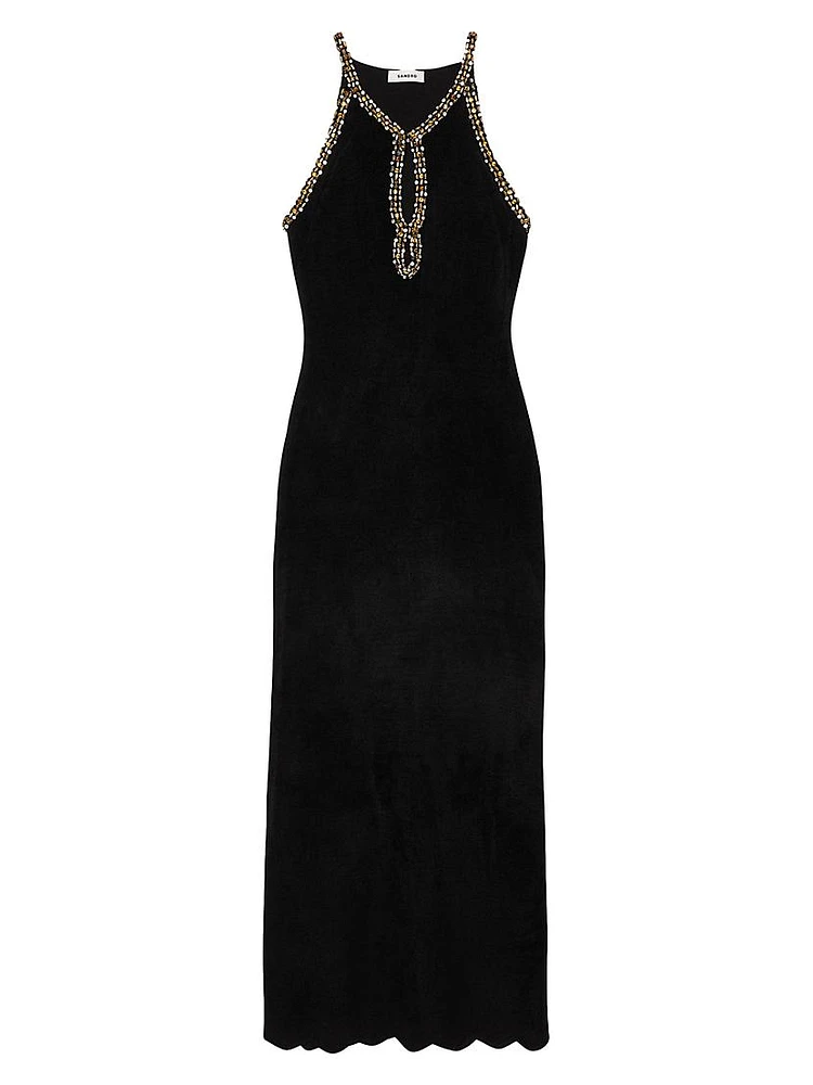 Beaded Maxi Dress