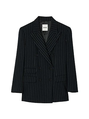 Striped Suit Jacket