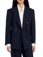 Striped Suit Jacket