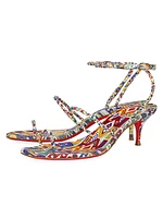 Christian Louboutin x Idris Elba Hibaq 55MM Printed Leather Sandals