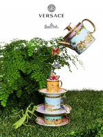 Rosenthal Meets Versace Butterfly Garden Teacup & Saucer Set