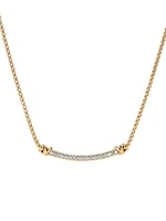 Helena Necklace In 18K Yellow Gold With Diamonds