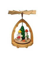 Richard Glaesser Wood Mini Snowman Pyramid