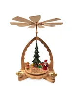 Richard Glaesser Wood Santa, Children & Toys Pyramid