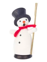 Dregeno Snowman Wood Smoker Figurine