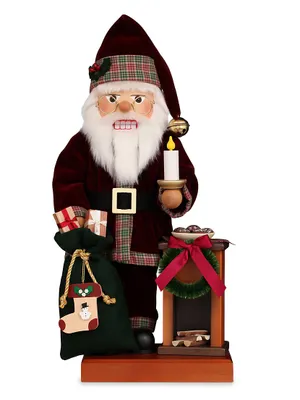 Christian Ulbricht Premium Santa With Fireplace Nutcracker