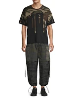 Camouflage Oversized Parachute Pants