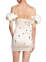 Embellished Off-The-Shoulder Minidress