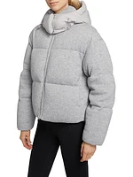 Tessy-K Down Cashmere-Blend Puffer Jacket