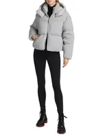 Tessy-K Down Cashmere-Blend Puffer Jacket