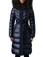 Coralia Down Belted Puffer Coat