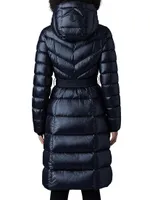 Coralia Down Belted Puffer Coat