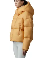 Tessy Quilted Hooded Down Jacket