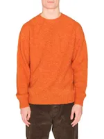 Suedehead Crewneck Knit Sweater